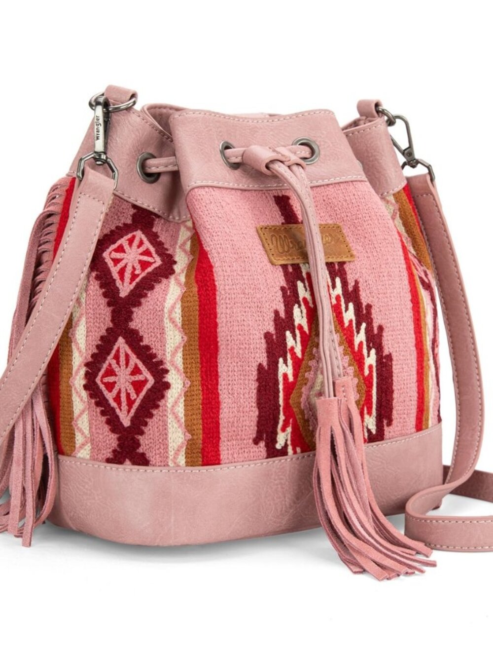 Wrangler Hobo Bags for Women Designer Aztec Bucket Purses Western Tapestry